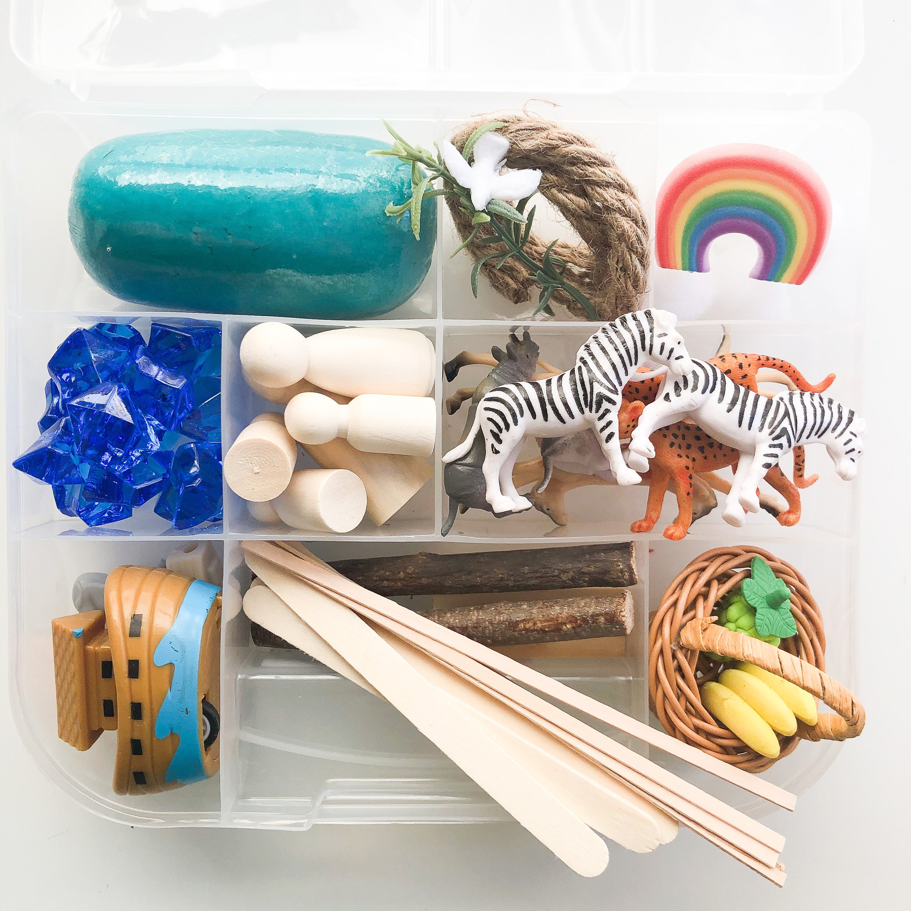 Circus Playdough Kit, Sensory Bin, Montessori, Busy Box, Sensory Kit,  Play-doh Kit, Sensory Toy, Play Dough Kit, Gifts for Kids 