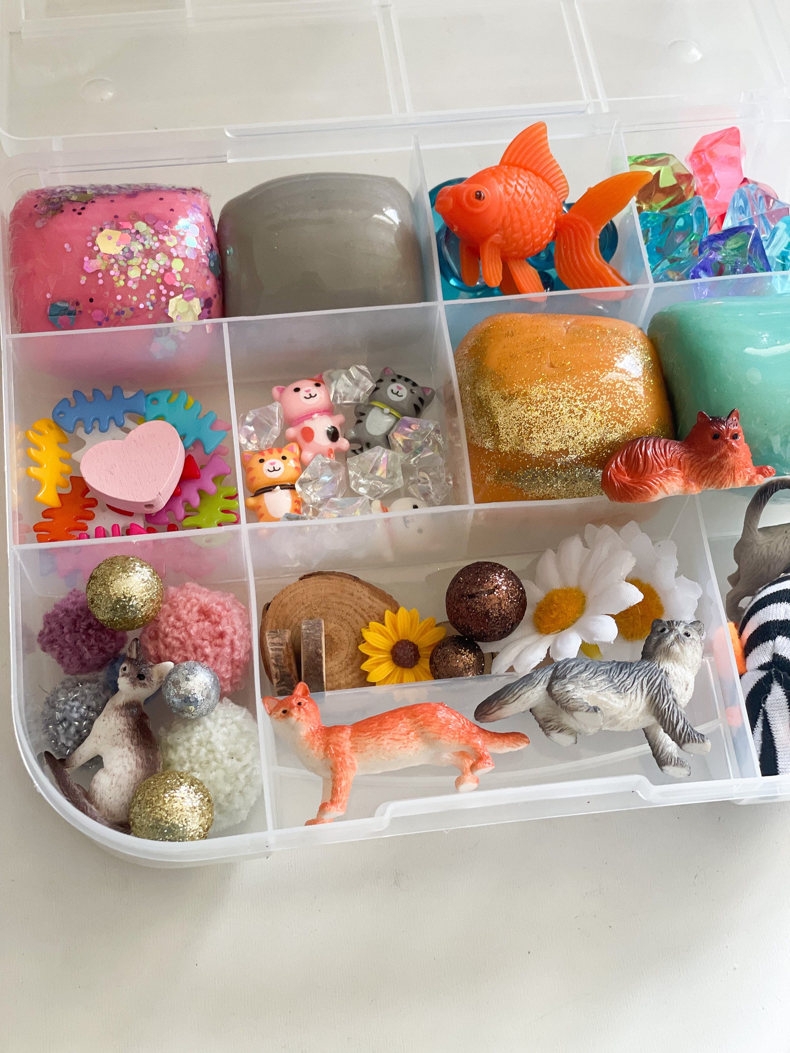 Play Dough Kit Cat Play Dough Kit Kids Gift Kitty Sensory Etsy