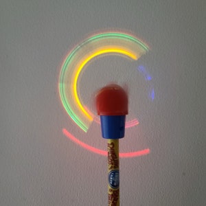 6 Pack of Ringling Brothers & Barnum and Bailey's Circus Light Up Spinning Wands