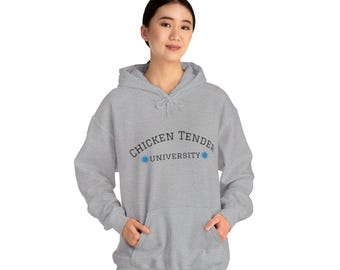Chicken Tender University mothercluckers Hoodie | Chicken Farmer Humor