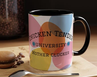 Spring Colors Chicken Tender University mug | Accent Coffee Mug 11oz 15oz