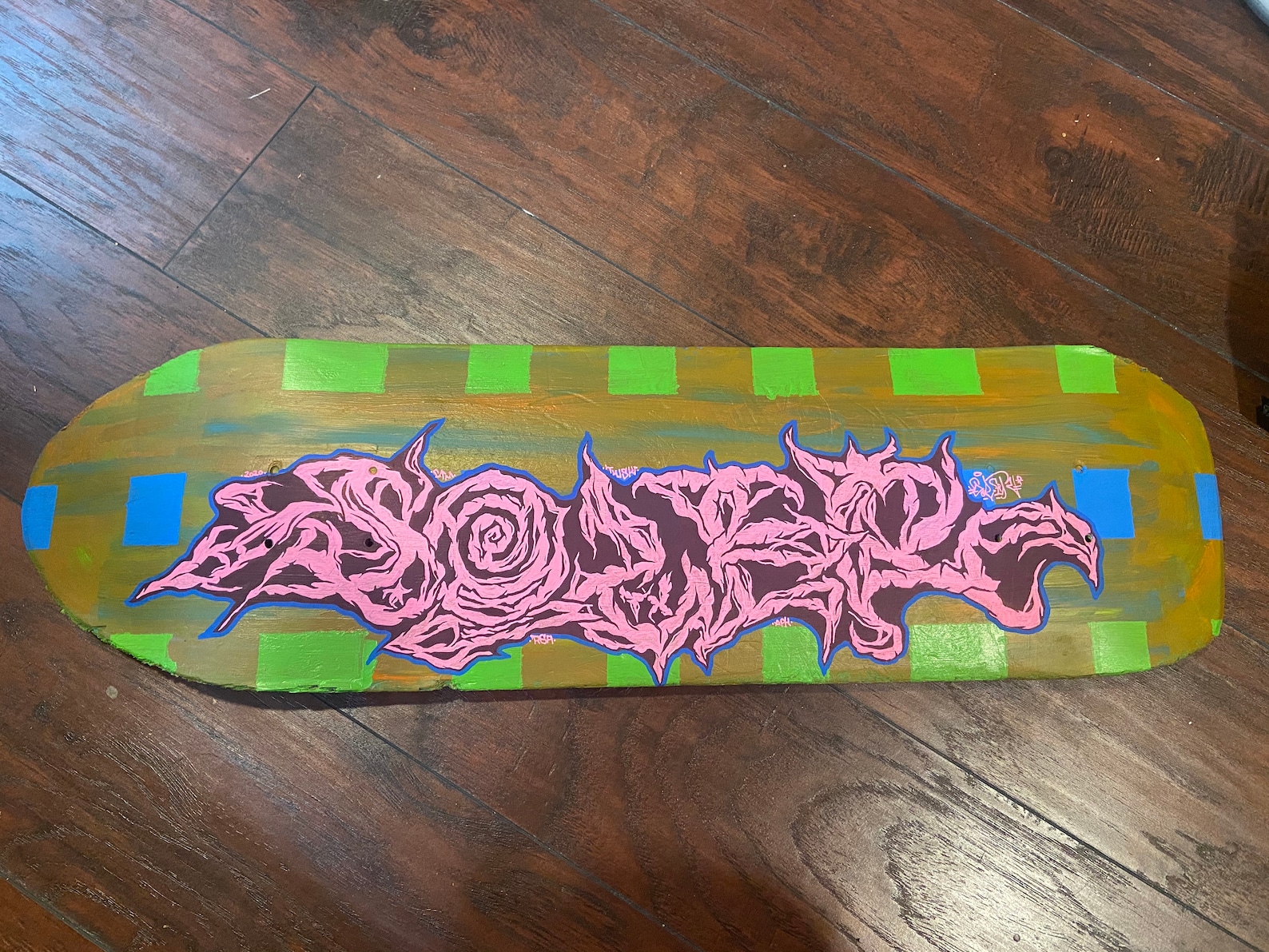 Soler Graffiti Skateboard Wall Decor Repurposed Skateboard Art Etsy