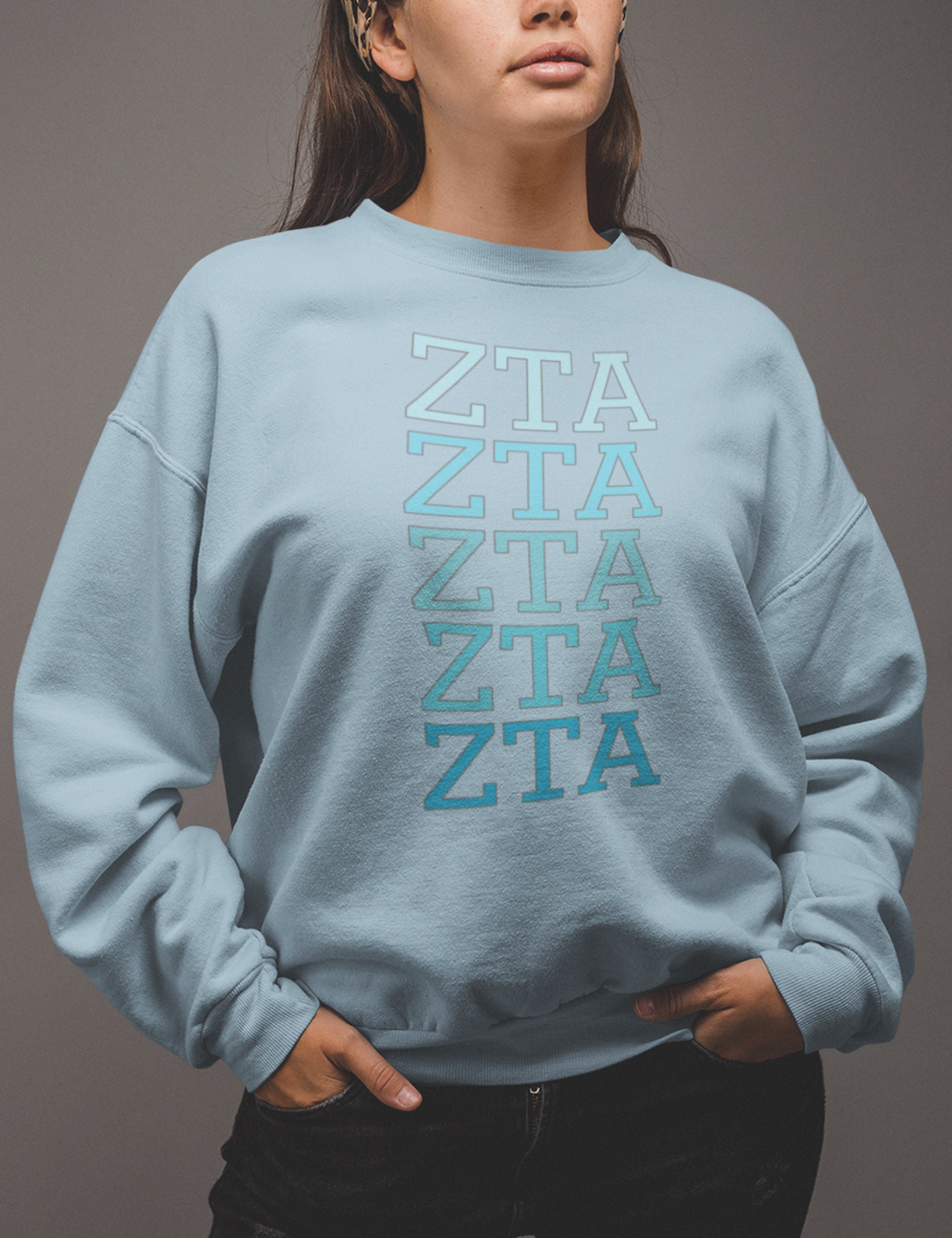 zeta tau alpha crewneck