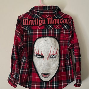 Marilyn Manson flannel jacket