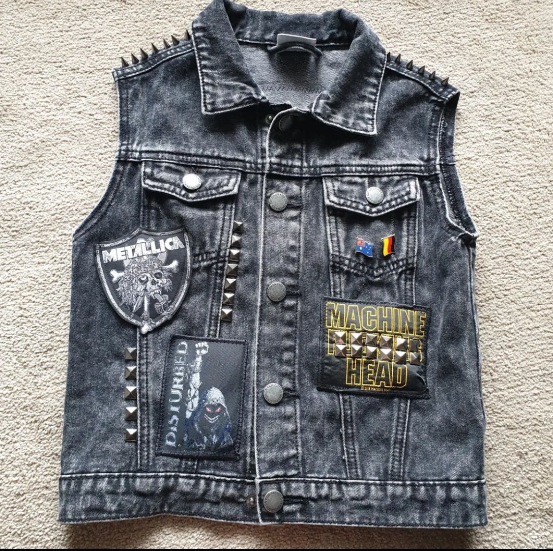 Custom Kids/baby/toddler Grunge Metal Jackets - Etsy