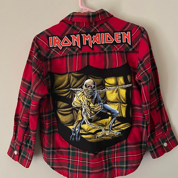 Iron Maiden flannel shirt