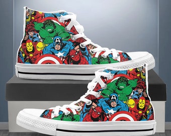 custom iron man shoes