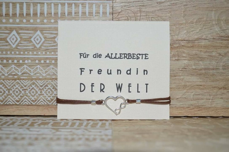 color and size customizable Mother Daughter Aunt Girlfriend Sister Bracelet Set Adjustable silver 925 on folding card text