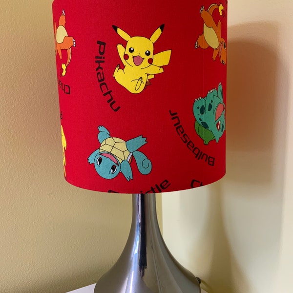 Abat-jour de table Pokémon pour chambre d'enfant