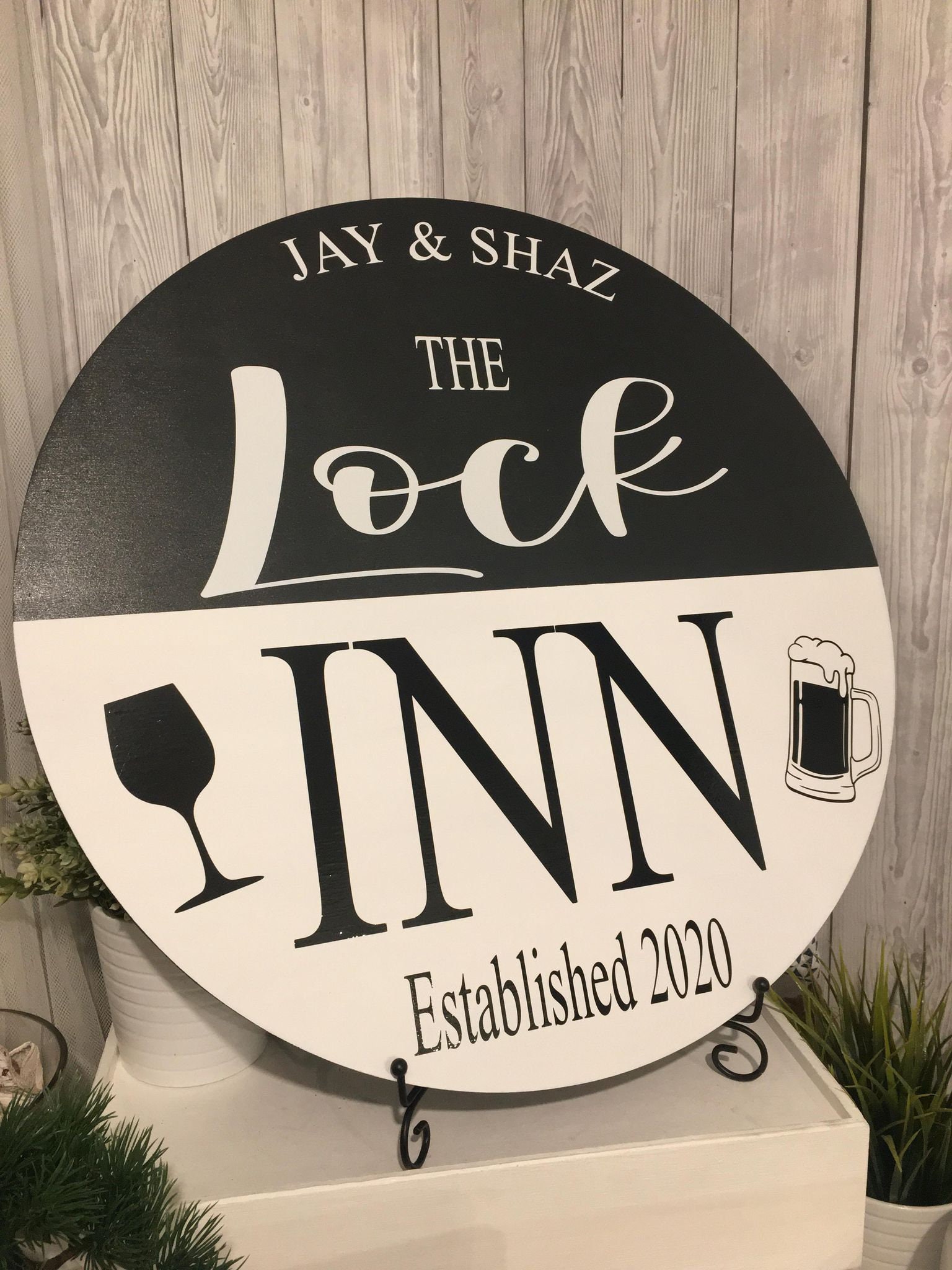 Home Bar signs personalised hanging bar pub sign Bar plaque Etsy