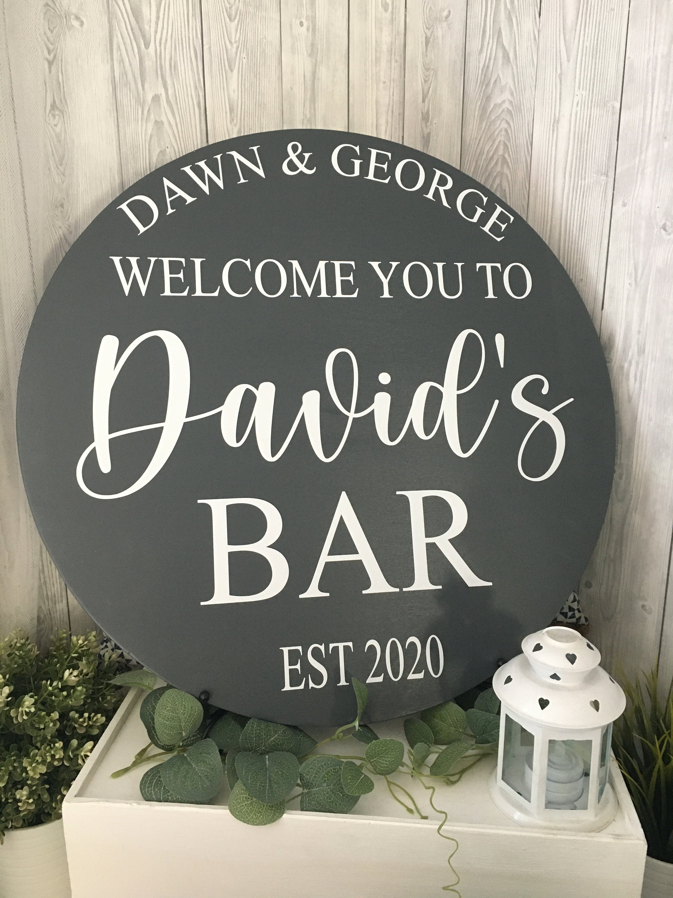 Home Bar signs personalised hanging bar pub sign Bar plaque Etsy