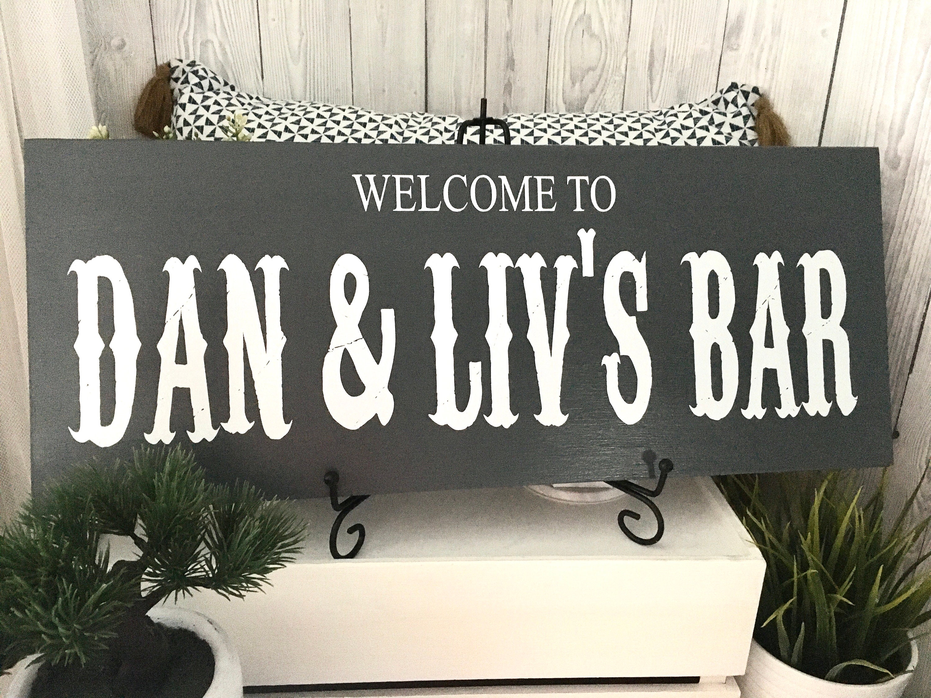 Home Bar signs personalised pub sign UK seller Etsy