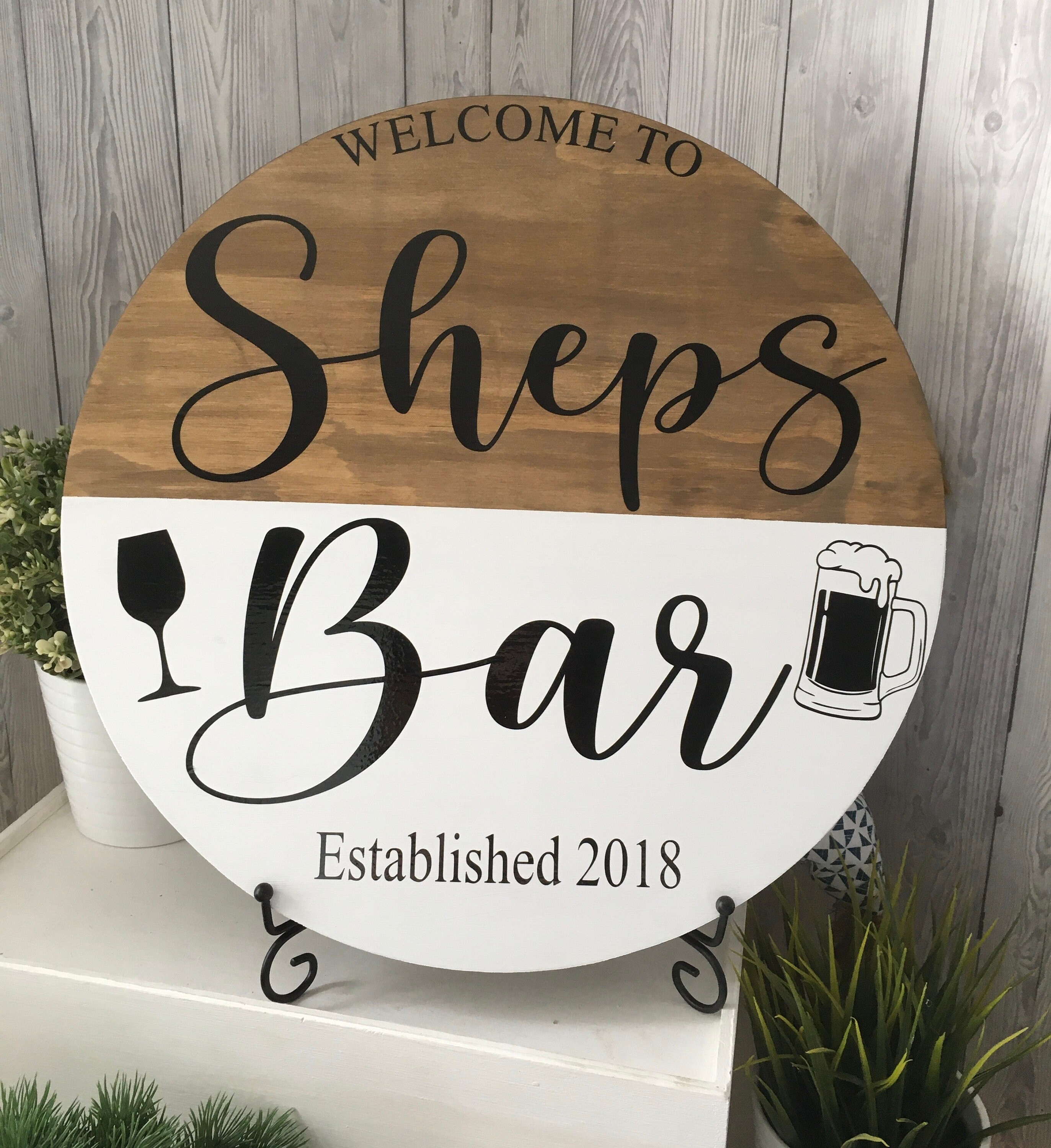 Home Bar signs personalised hanging bar pub sign Bar plaque Etsy