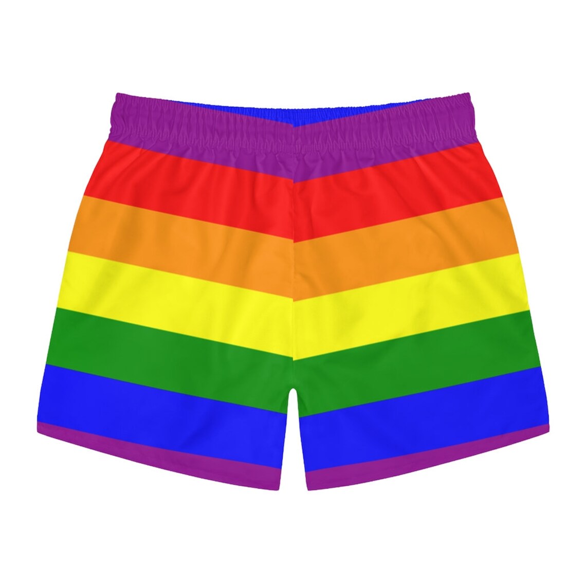 Mens Rainbow Stripe Gay Pride LGBT LGBTQ Bathing Suit Swim | Etsy
