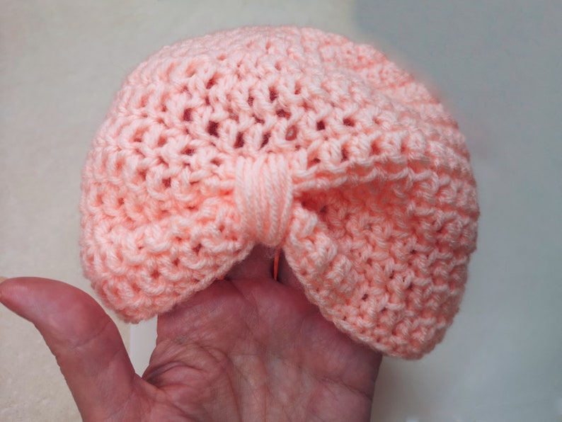 Crochet Baby Turban Hat Pattern. Crochet Hat. Crochet Bonnet. PDF image 2