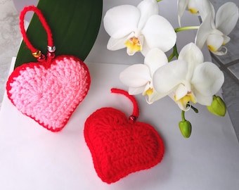 Crochet  Puffy Heart Pattern Amigurumi Pattern Stuffed Heart  PDF