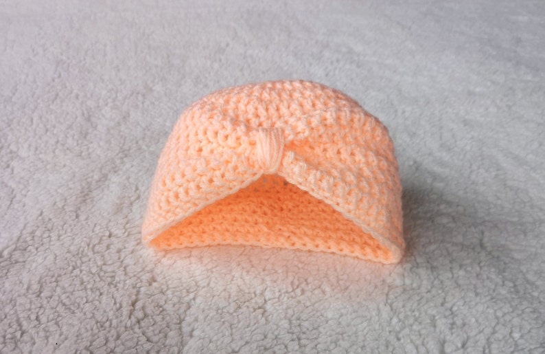 Crochet Baby Turban Hat Pattern. Crochet Hat. Crochet Bonnet. PDF image 4