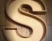 Fillable Letters numbers signs - 180 220mm high - High quality MDF craft supplies