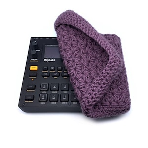 Dust cover for Elektron Digitakt, Digitone, and Syntakt machines,handmade crochet accessory