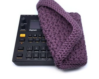 Dust cover for Elektron Digitakt, Digitone, and Syntakt machines,handmade crochet accessory