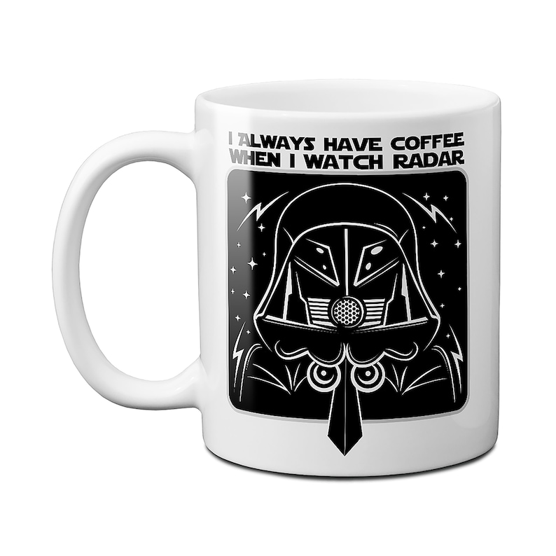 Spaceballs The Dark Helmet Radar Coffee Mug 11 Fluid ounces