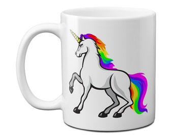 Regal Rainbow Unicorn Mug