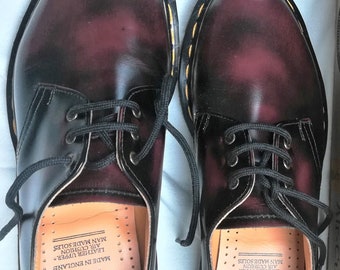 mens burgundy doc martens