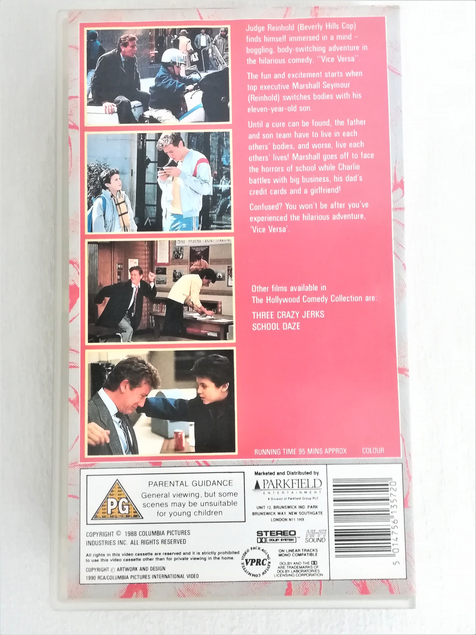 Vice Versa VHS Video 1988 Comedy Judge Reinhold Hollywood | Etsy