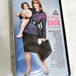 Baby Boom VHS Video 1988 Romantic Comedy Diane Keaton Movie Cassette Tape  Video Big Box Large Case
