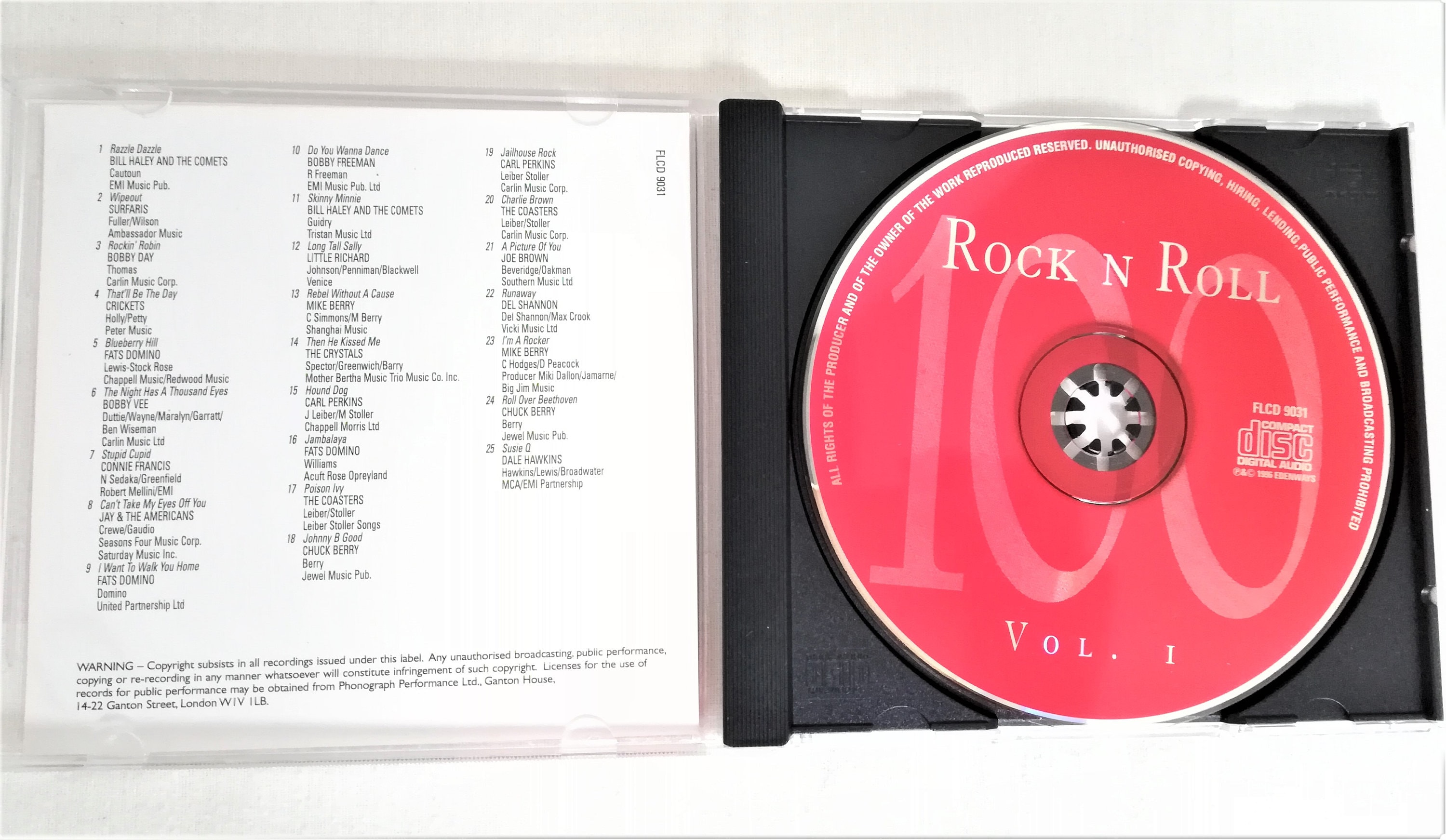 Rock N Roll 100 Greatest Hits CD - Volume 1 Very Good Condition CD ...