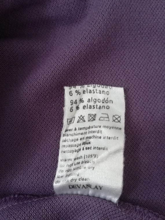 Vintage Lacoste Devanlay Womens Polo Shirt Purple… - image 4