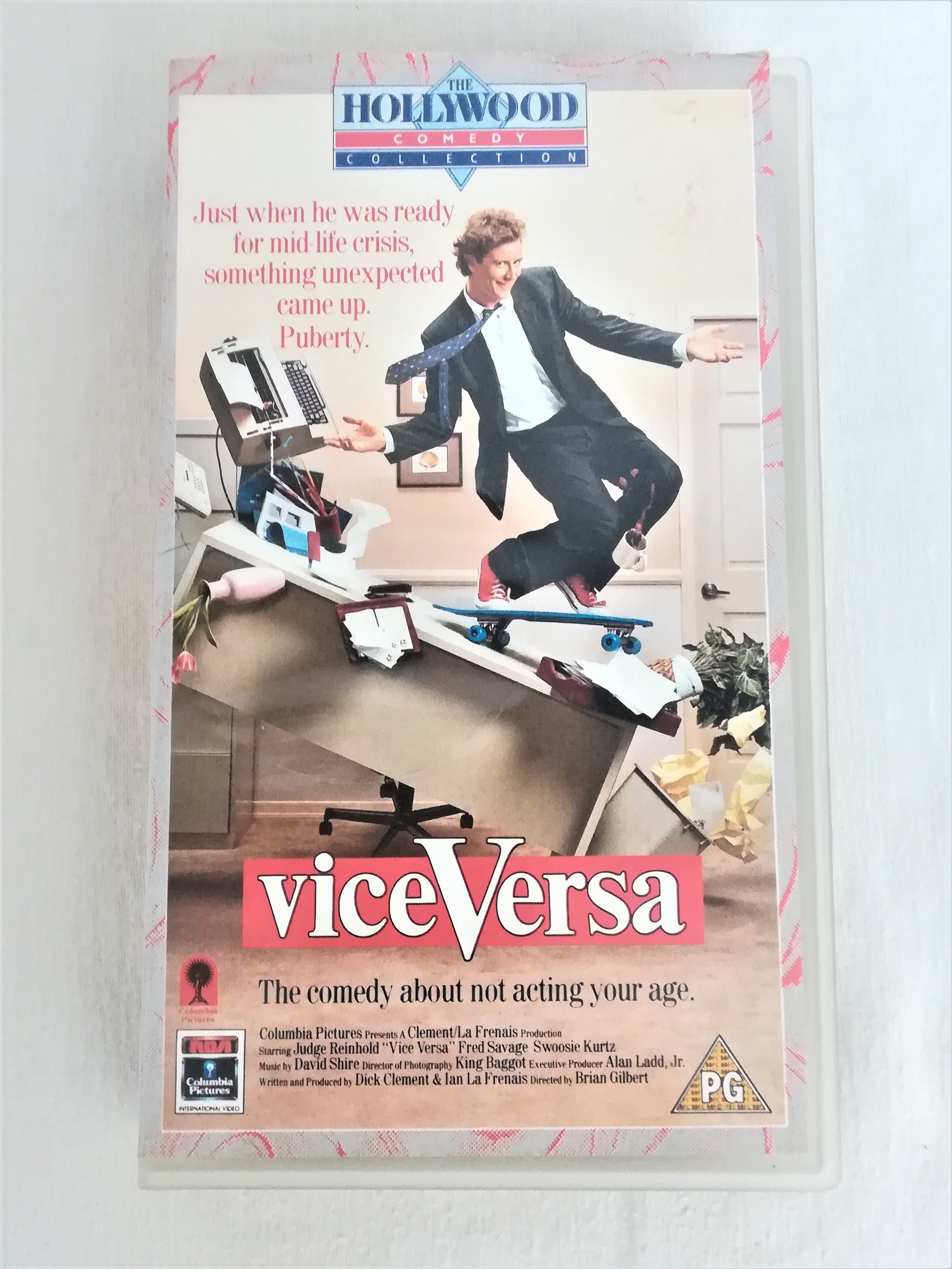 Vice Versa VHS Video 1988 Comedy Judge Reinhold Hollywood Collection VHS  Video Movie Cassette Tape Big Box Large Case, image size:2250x3000