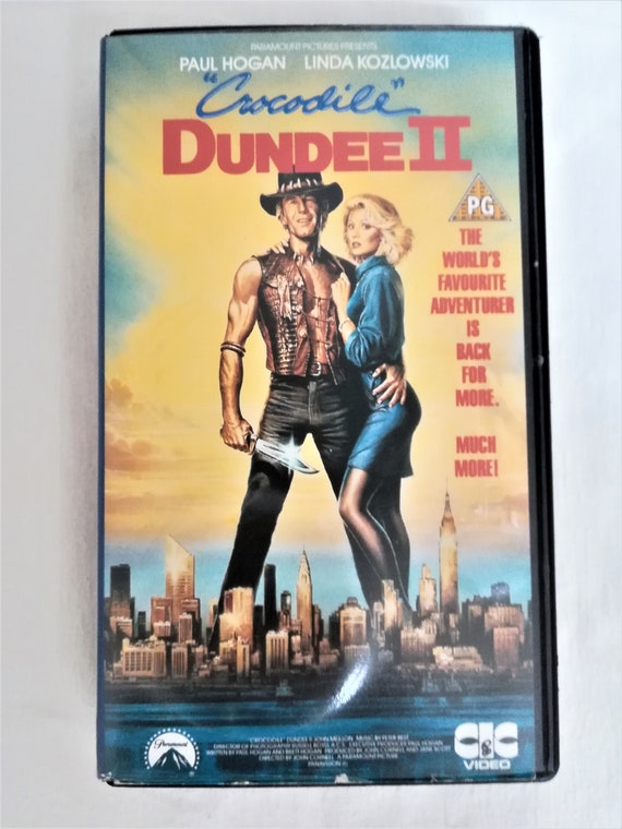 Crocodile Dundee 2 Paul Hogan Linda Kozlowski VHS Video Etsy