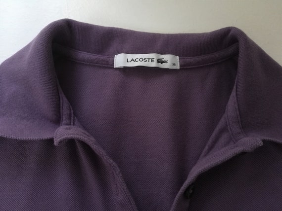 Vintage Lacoste Devanlay Womens Polo Shirt Purple… - image 3