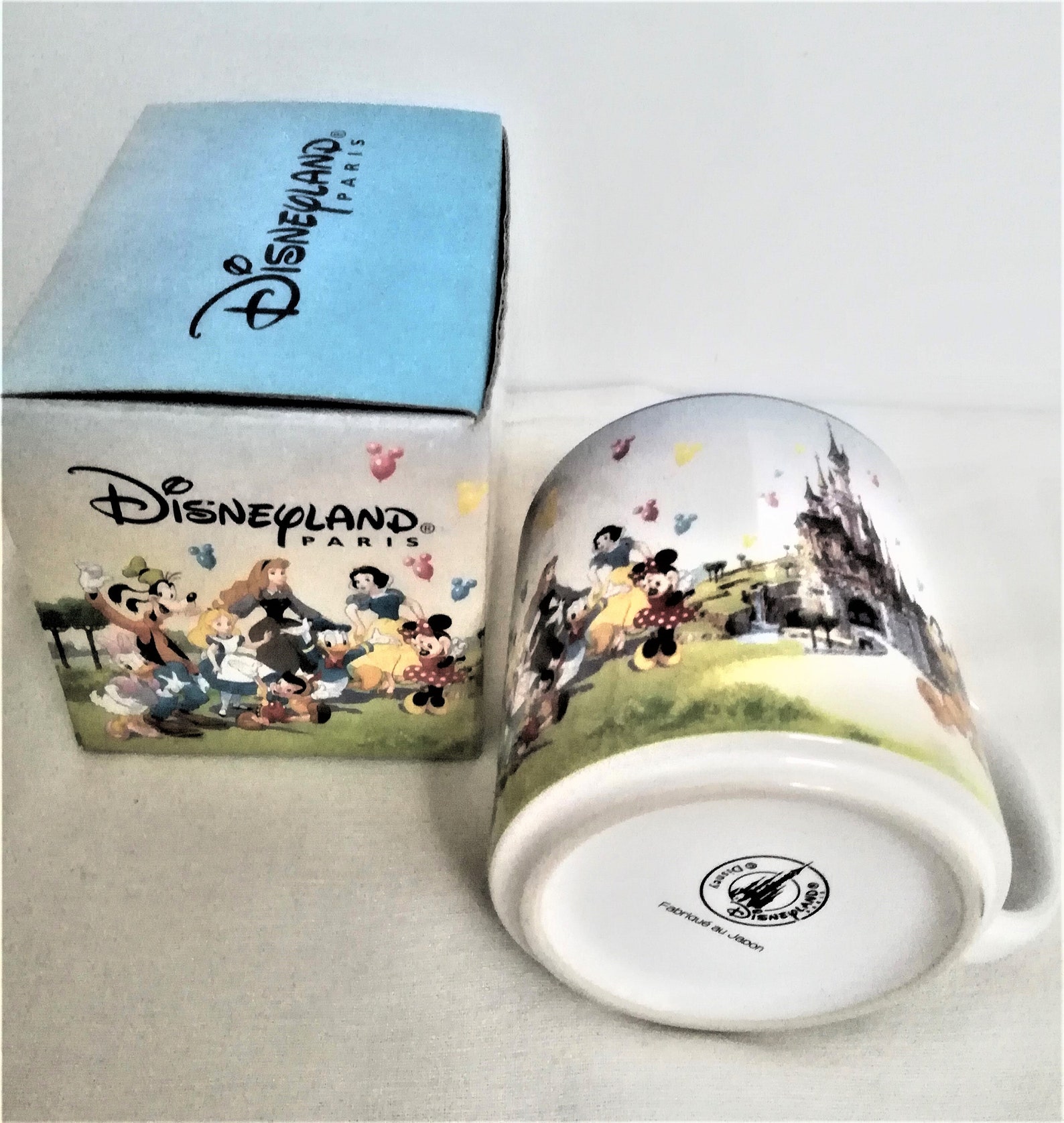 Vintage Disneyland Paris Mugs beautiful design coffee mug tea Etsy