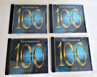 Synthesizer 100 Greatest Hits CD - Volume 1 - 4 Very Good Condition CD album muziek