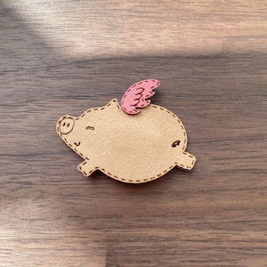 Girl&#39;s bangs hair clip snap clip little dinosaur, kitten, flying piglet, little duck, little hedgehog, leather embossed/Alligator clip