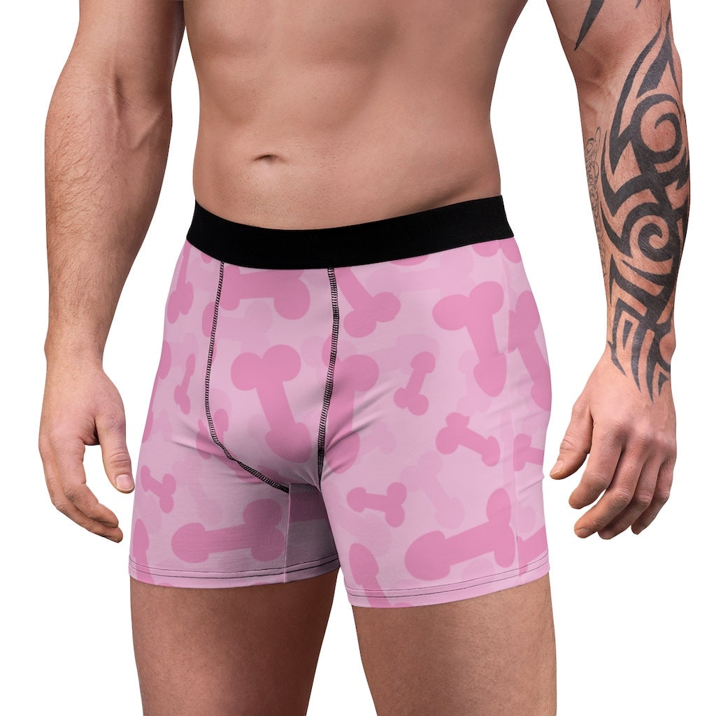 Penis Dick BDSM Fetish Sex Kink LGBT Pink Men s Boxer Briefs