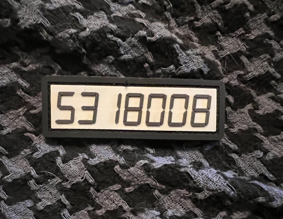 Old School Calculator Code Pvc Patch - Etsy
