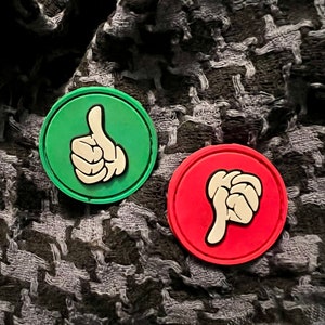 Thumbs up, or down, PVC patches