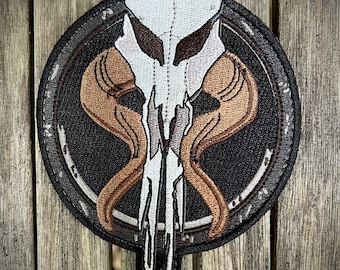 Mythosaur embroidered patch