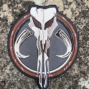 Mythosaur embroidered patch