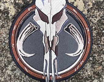 Mythosaur embroidered patch