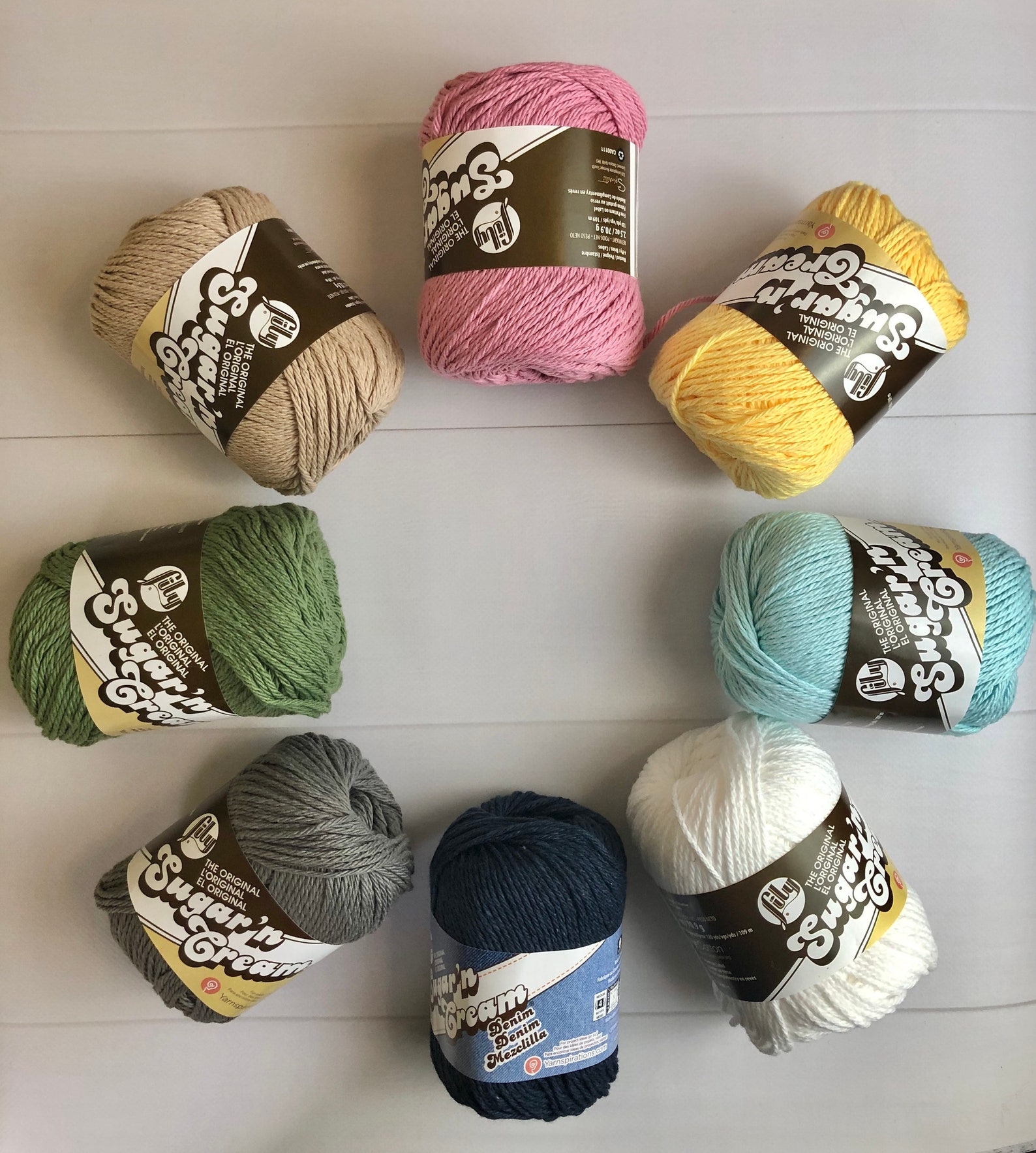 Lily Sugar N Cream Cotton Yarncotton Yarn10ply Cotton Etsy