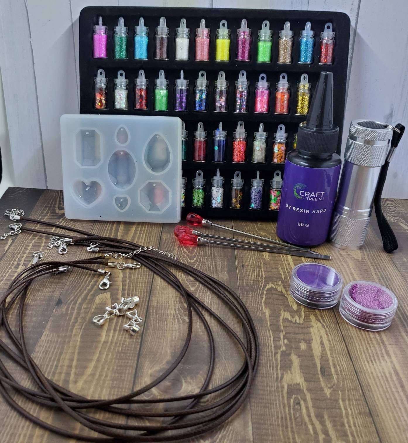 UV Resin Starter Kit, All Inclusive Craft Set for Resin Art 