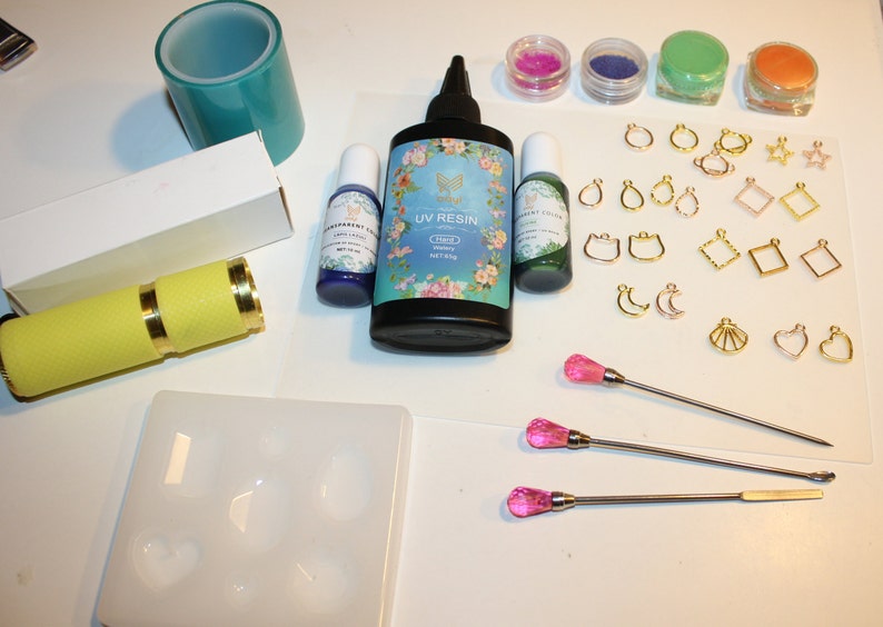 UV Resin starter kit resin craft kit resin gift set gift Etsy