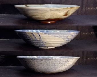 Bowl 24 cm ceramic handmade rice bowl salad bowl serving bowl soup bowl dishwasher safe