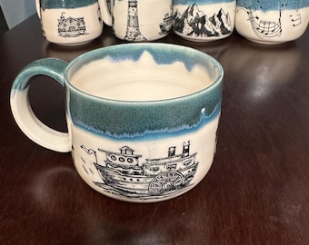 Taza náutica de 9 oz.