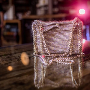 Mini lila chain bag