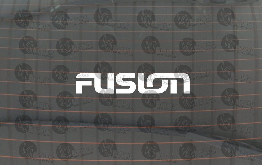 Fusion Audio Car Audio Logo Vinyl Decal for Window/case and - Etsy